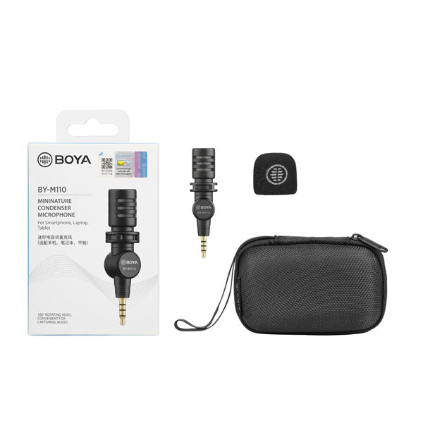 BOYA BY-M110 Miniature Condenser Microphone