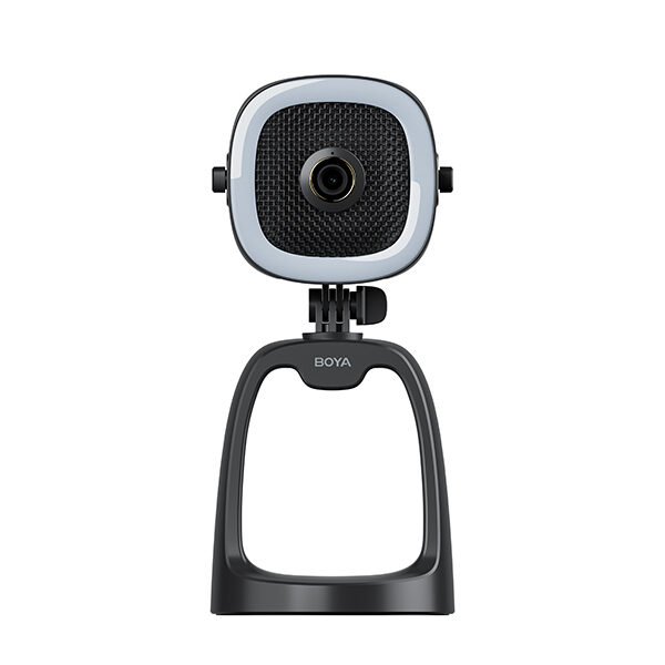 BOYA BY-CM6A All-in-One Full HD 1080p USB Webcam with Mic and LED Ring Light