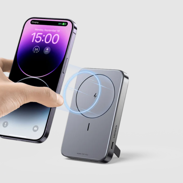 UGREEN 10000mAh Magnetic Wireless Power Bank Space Gray (Model: PB206 | P/N: 15086)