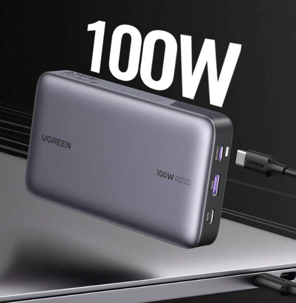 UGREEN 100W 20000mAh Power Bank‎ USB C 3-Port PD 25188